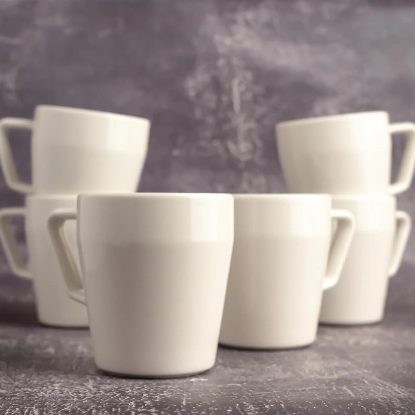 Smooth 6lı Porselen Kupa - Mug Seti - HoReCa Endüstriyel Mutfak Ekipmanı - Lymon home