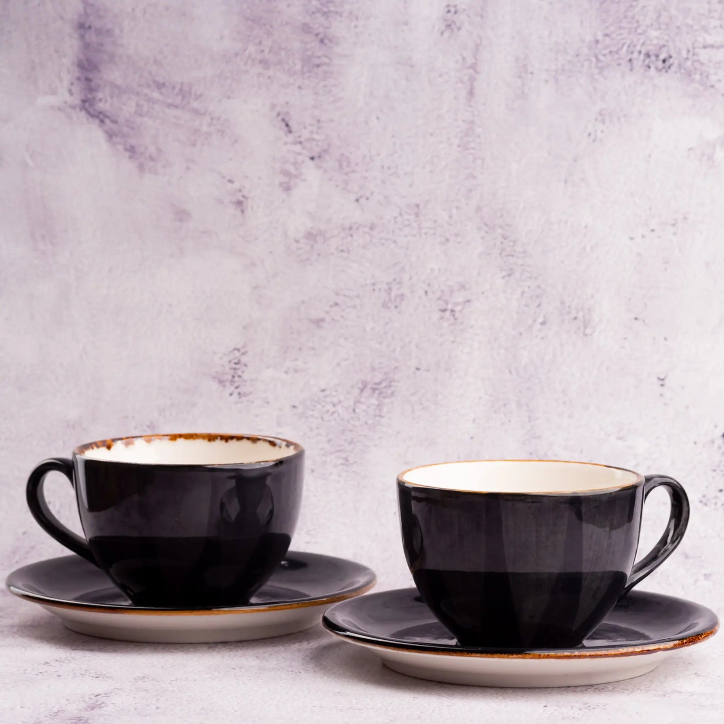 Harmony Balance Fincan Takımı - Çay Fincanı - Latte Bardağı - Siyah | Fine Porselen | HORECA | Endüstriyel Mutfak Ekipmanı | Lymon home
