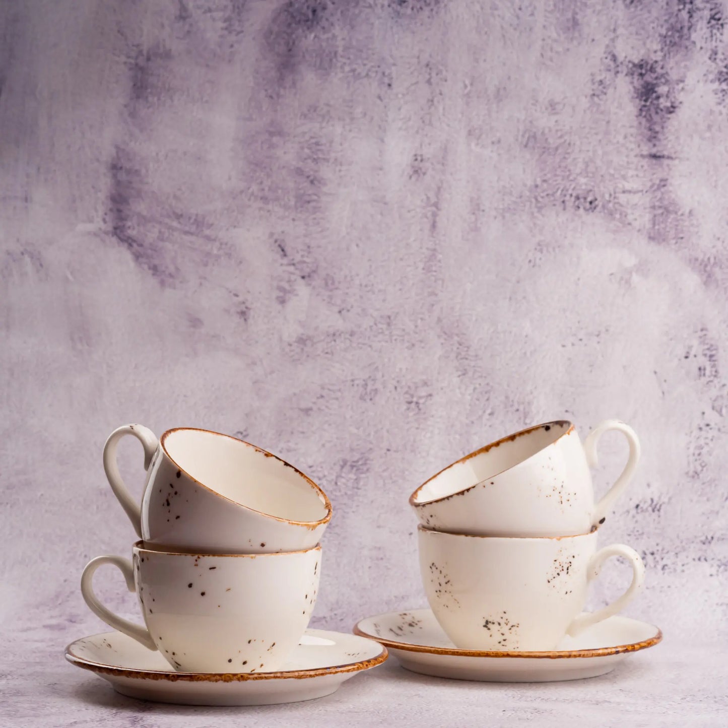 Harmony Elegance Fincan Takımı - Çay Fincanı - Latte Bardağı - Beyaz | Fine Porselen | HORECA | Endüstriyel Mutfak Ekipmanı | Lymon home